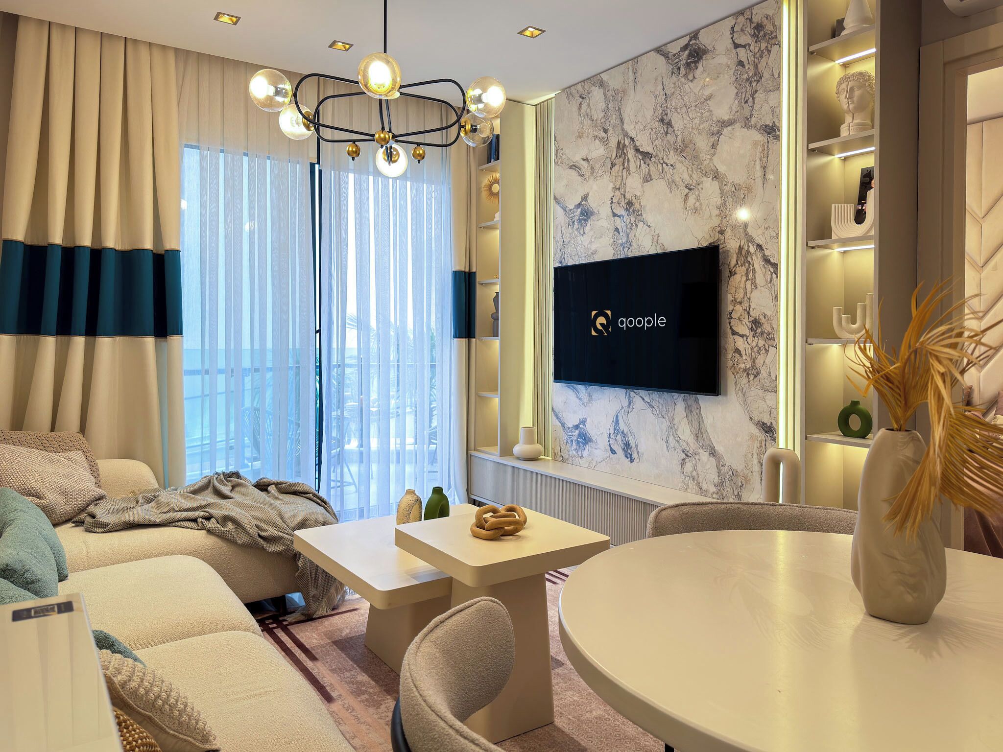 Apartment 1+1 Qoople Legend C3 100 Meters From The Sea - Alanya