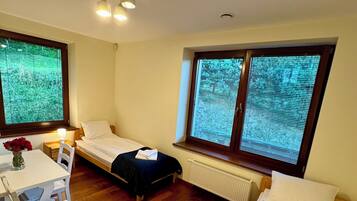 5 bedrooms, iron/ironing board, WiFi, bed sheets