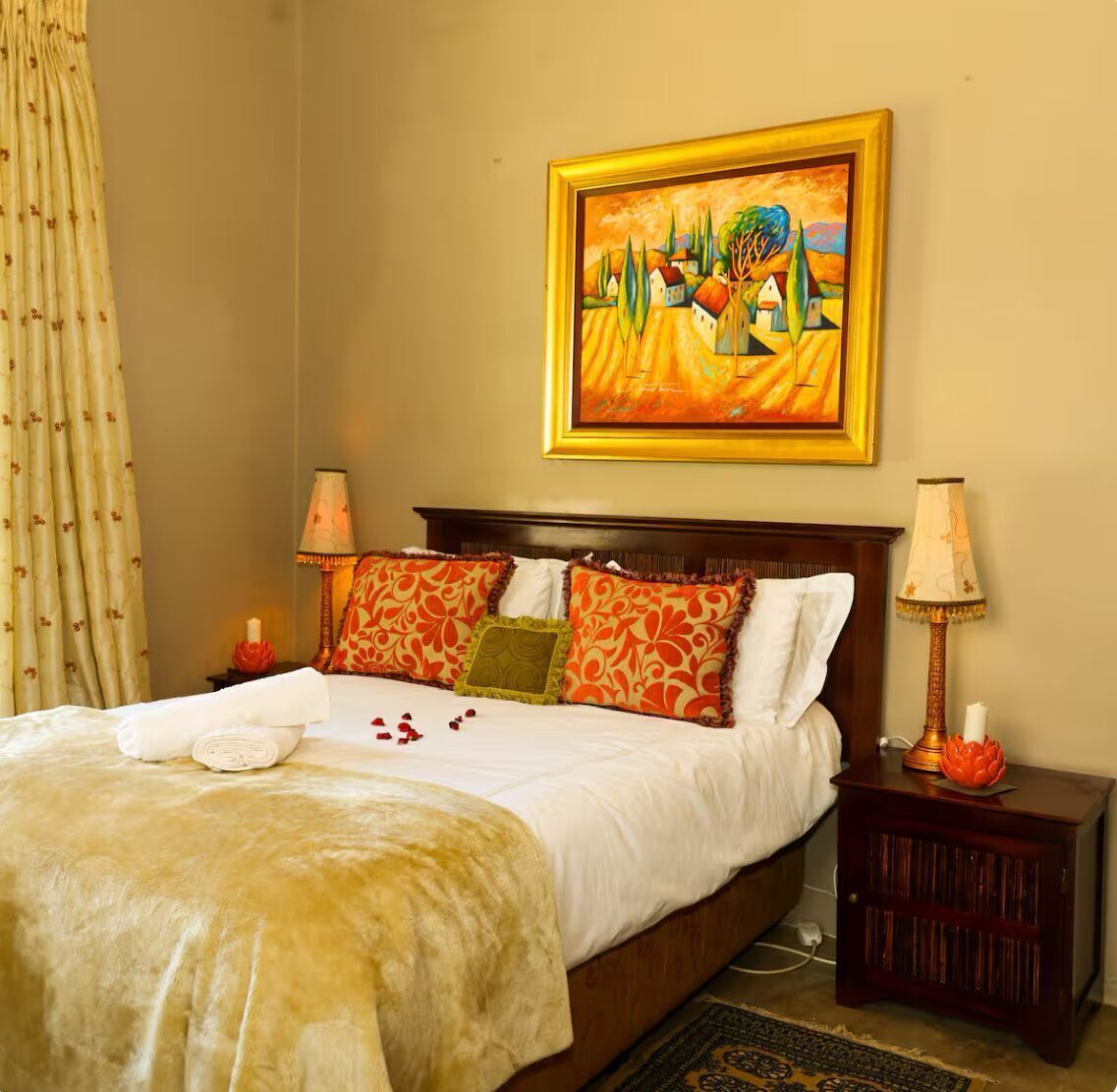 3 bedrooms, iron/ironing board, bed sheets