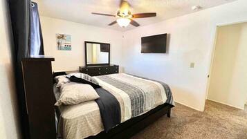 2 chambres, bureau, Wi-Fi gratuit, draps fournis