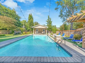 Opvarmet pool