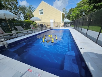 Pool + patio = the ultimate vacation combo