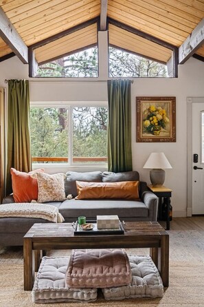 TV connectée, cheminée