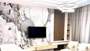 Suite, byutsikt | Oppholdsområde