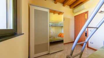 2 bedrooms, individually furnished, iron/ironing board