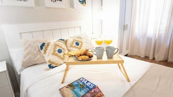 4 slaapkamers, een strijkplank/strijkijzer, wifi, beddengoed