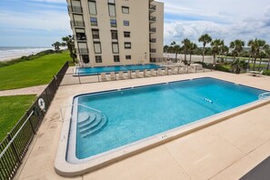 Outdoor pool - Oceanfront Private, Pool, Balcony, Elevator (St. Augustine)