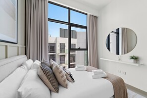 Exclusive Apartment | 2 bedrooms, Egyptian cotton sheets, premium bedding, memory foam beds - Silkhaus Azizi Gardens (Dubai)