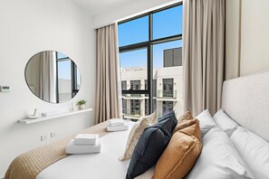 Familie appartement | 2 slaapkamers, lakens van Egyptisch katoen, luxe beddengoed