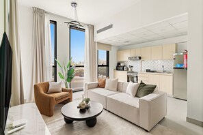 Apartemen Elite | Area keluarga | Smart TV 50-inci dengan saluran TV digital