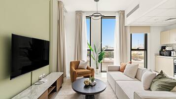 Departamento Elite | 1 habitación, sábanas de algodón egipcio y ropa de cama de alta calidad