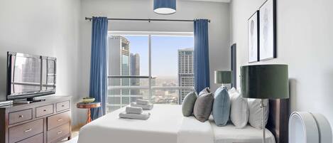 Leilighet – classic | 1 soverom, sengetøy i egyptisk bomull og sengetøy av topp kvalitet