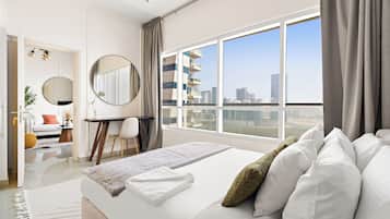 Executive Apartment | 2 bedrooms, Egyptian cotton sheets, premium bedding, memory-foam beds