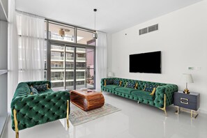Deluxe-Apartment | Wohnbereich