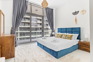 Deluxe appartement | 3 slaapkamers, lakens van Egyptisch katoen, luxe beddengoed