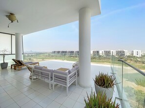 Leilighet – deluxe | Terrasse/patio