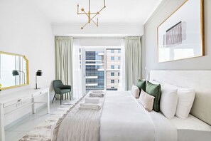 Appartement familial | Draps en coton égyptien, literie de qualité