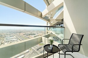 Deluxe-Apartment | Blick auf die Stadt