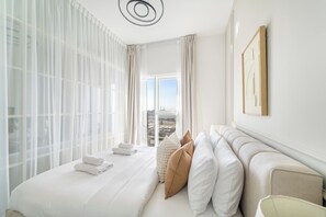 行政公寓 | 埃及棉床單、高級寢具、記憶床墊、獨特裝潢