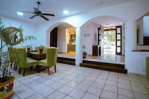 Interior - "Casa Feliz" means "Happy House". Nobody can be unhappy in this wonderful villa! (Playa del Carmen)