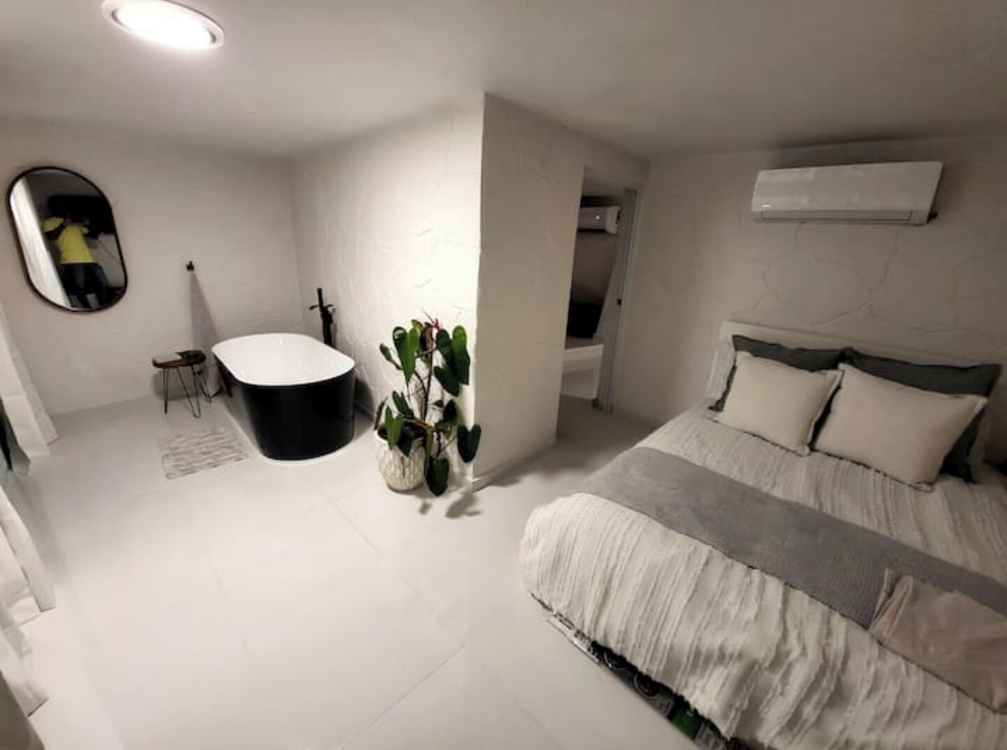 2 bedrooms, iron/ironing board, travel crib, WiFi