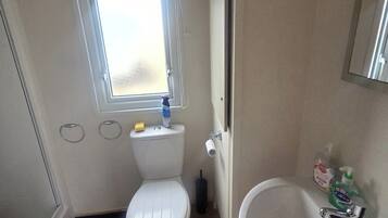 Shower, toilet paper