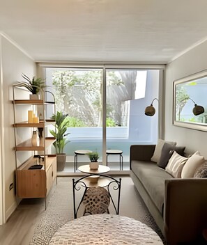 Apartment | Living area - Edificio Céntrico y a pasos del Metro (Santiago)