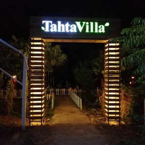 Fassade der Unterkunft