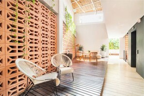 Lobby sitting area