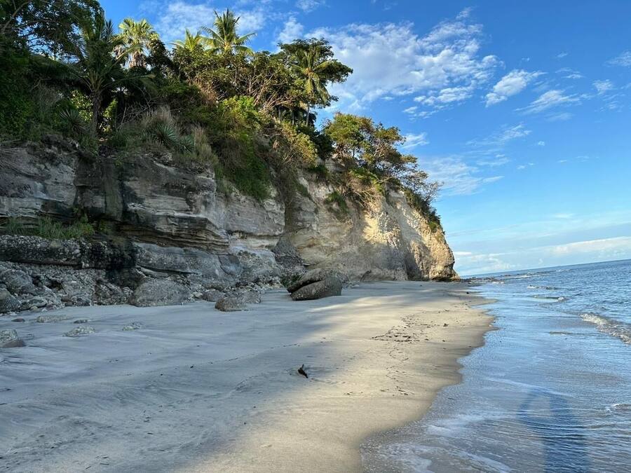 Beach nearby, white sand