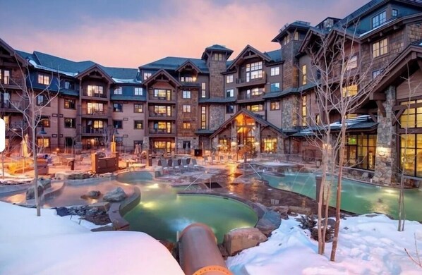 Indoor pool, outdoor pool