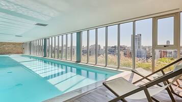 Una piscina climatizada