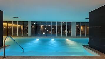 Una piscina climatizada