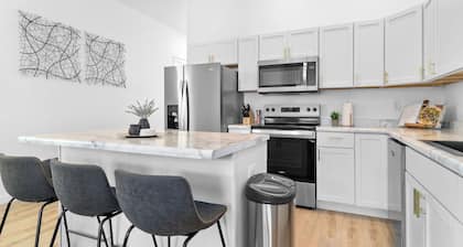 Uptown Haven: Stylish Stay Near Downtown with Bikes and Firepit near Downtown