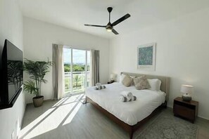 2 bedrooms, iron/ironing board, travel crib, WiFi