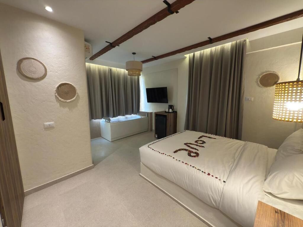 Honeymoon Double Room | Premium bedding, pillowtop beds, desk, laptop workspace