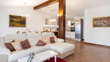 Mobile Home | Living area | Fireplace