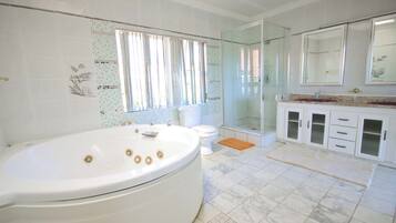 Towels, soap, toilet paper