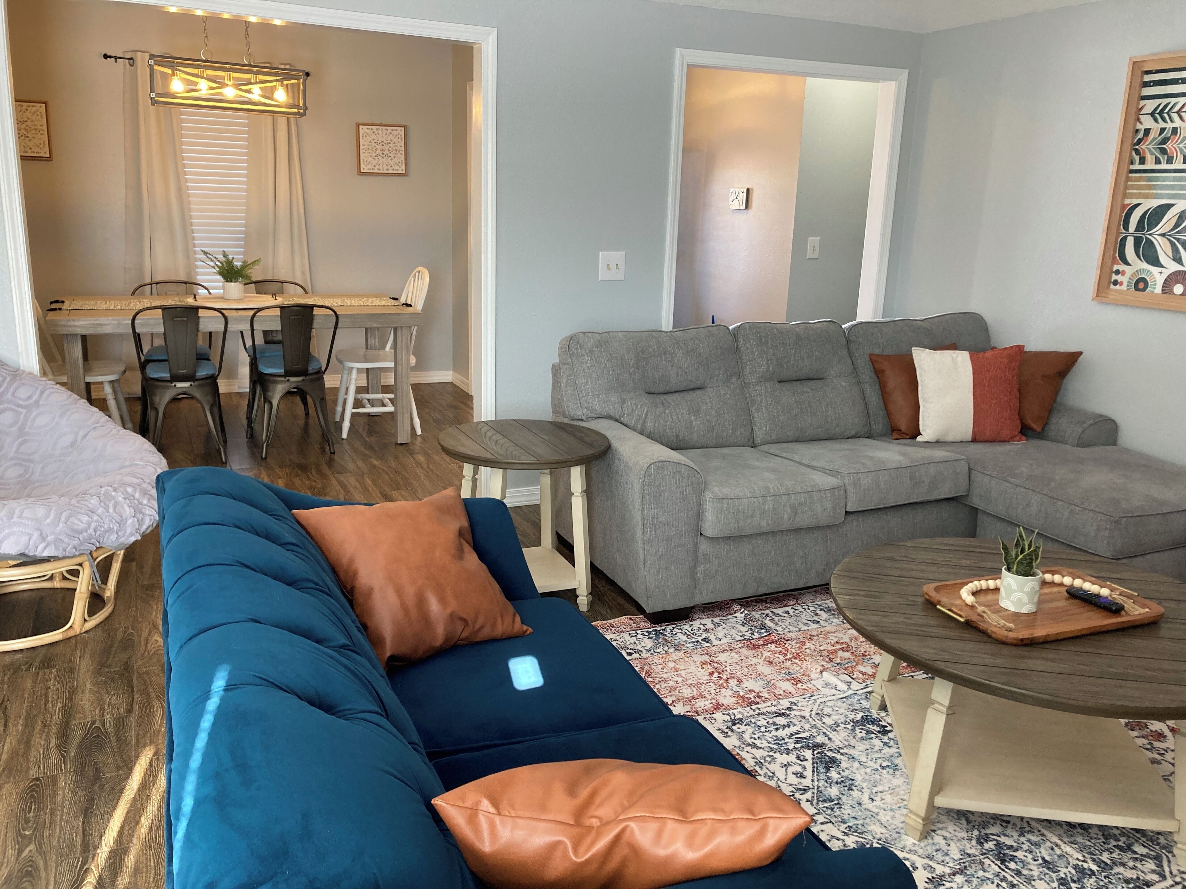 Smart TV y futbolito 