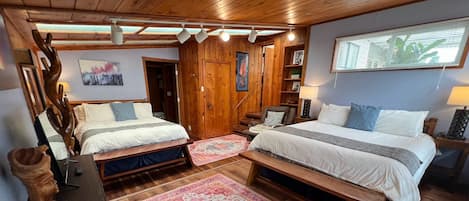 1 slaapkamer, een strijkplank/strijkijzer, wifi, beddengoed