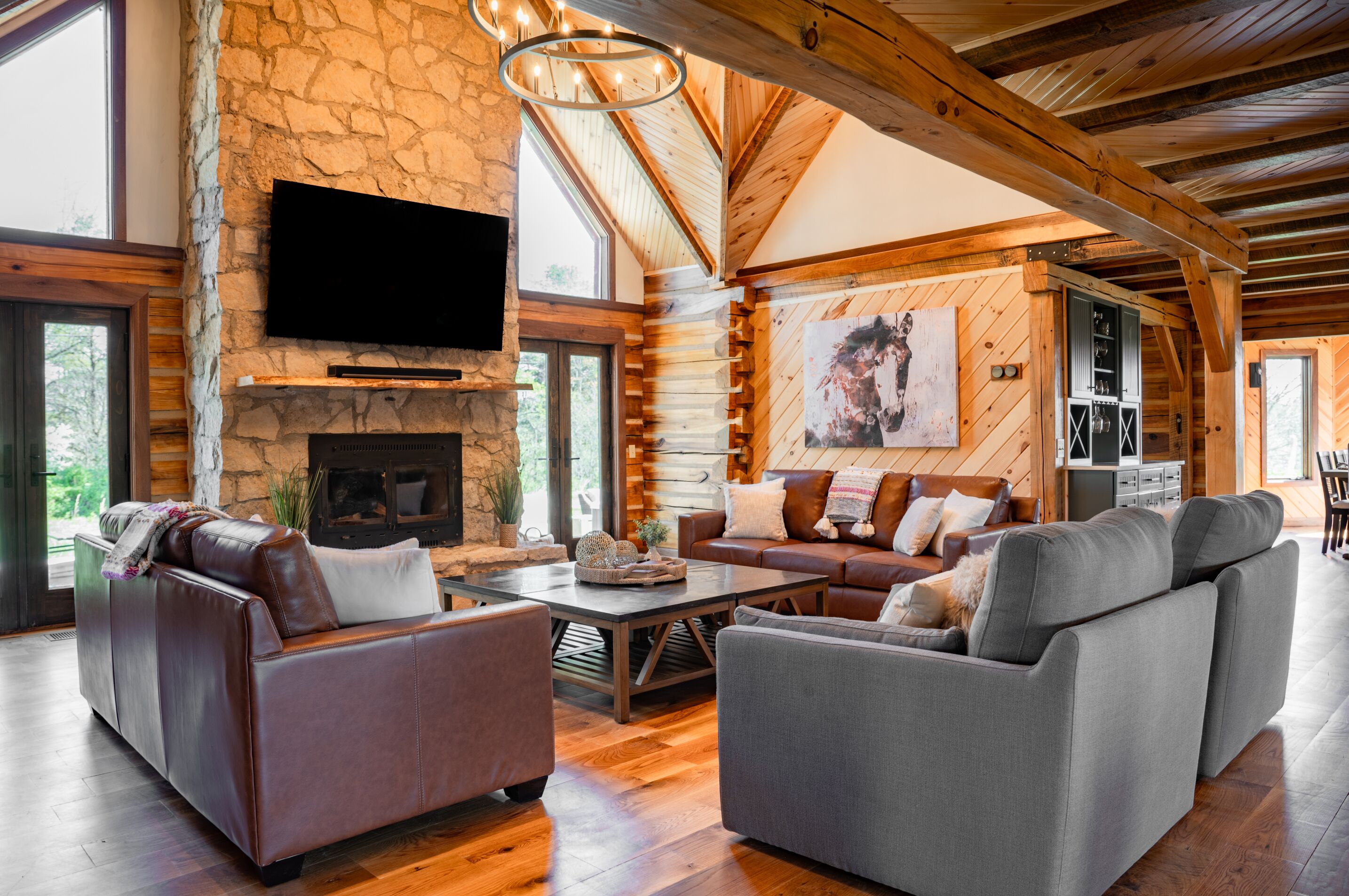 TV, video games, stereo