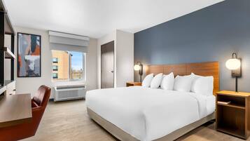 Kamar, 1 Tempat Tidur King, Bebas Asap Rokok | 1 kamar tidur, meja kerja, ruang kerja ramah laptop, dan Wi-Fi gratis