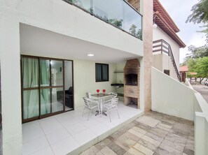 Outdoor dining - Cohost Apt Praia 101a 80m do mar e 250m da Vila (Ipojuca)