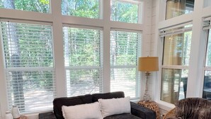 Smart TV - Eagle’s Nest Tiny House: Cozy Escape w/ Porch, Patio + Fire Pit (Tracy)