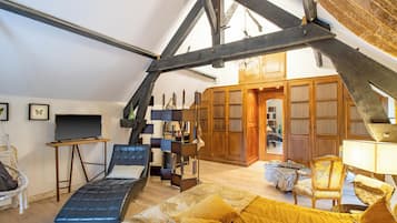 1 chambre, fer et planche Ă  repasser, Wi-Fi gratuit, draps fournis