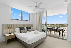 Two Bedroom Deluxe Apartment | Iron/ironing board, cribs/infant beds, free WiFi, bed sheets - Lowanna Beach Resort by Direct Collective (Buddina)