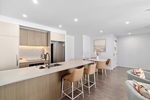 Two Bedroom Apartment | Private kitchen - Lowanna Beach Resort by Direct Collective (Buddina)