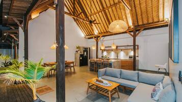 Comfort Villa, 2 Bedrooms, Private Pool | Living room