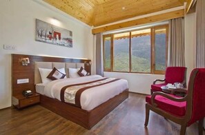 Superior dubbelrum - balkong - utsikt mot bergen | Gratis wi-fi