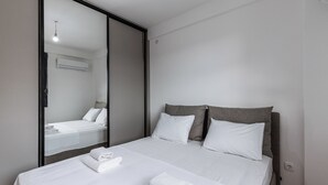 1 dormitori, planxa i posts de planxar, wifi gratuïta i roba de llit 